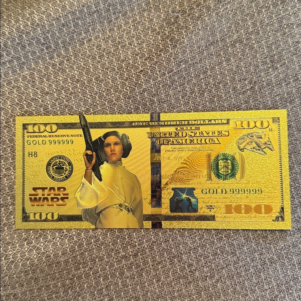 Star Wars Gold Collectible Bill